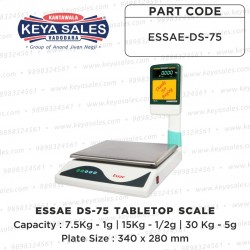 Essae DS-75 Pole Type Tabletop Weighing Scale for retailer